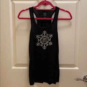 NWOT Bar Method Snowflake Racer Back Tank Top